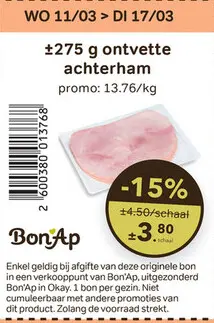 Promotie: Ontvette achterham
