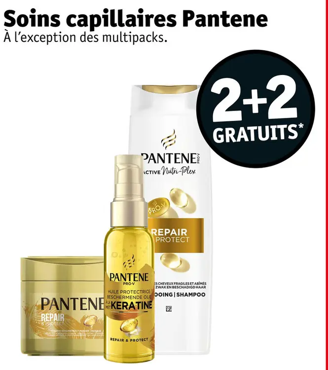 Offre: Soins capillaires Pantene