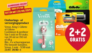 Aanbieding: Ontharings- of verzorgingsproduct