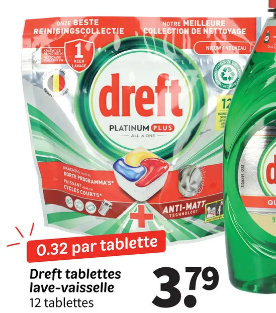 Offre: Tablettes lave-vaisselle