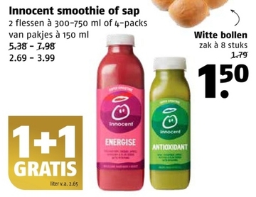 Aanbieding: Innocent smoothie of sap