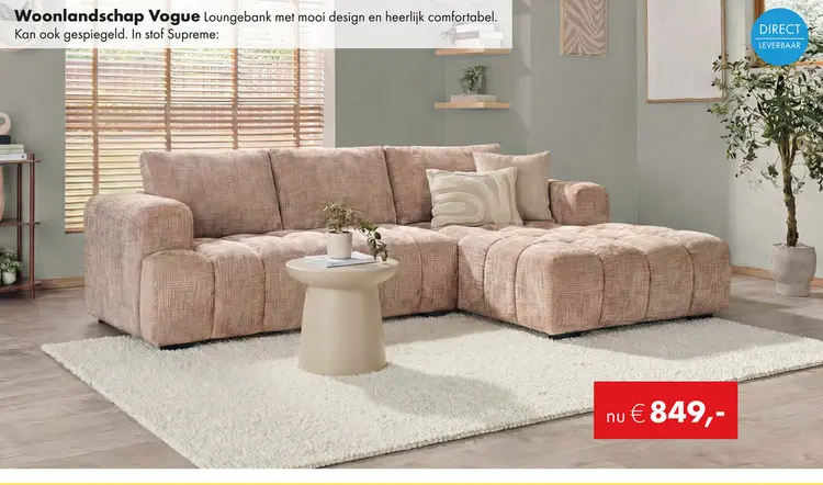 Aanbieding: Vogue loungebank
