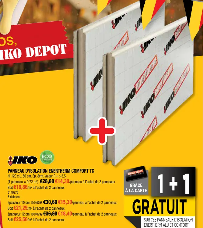 Aanbieding: Panneau d'isolation ENERTHERM comfort tg