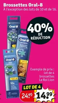 Offre: Brossettes Oral-B