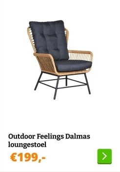Aanbieding: Outdoor Feelings Dalmas loungestoel