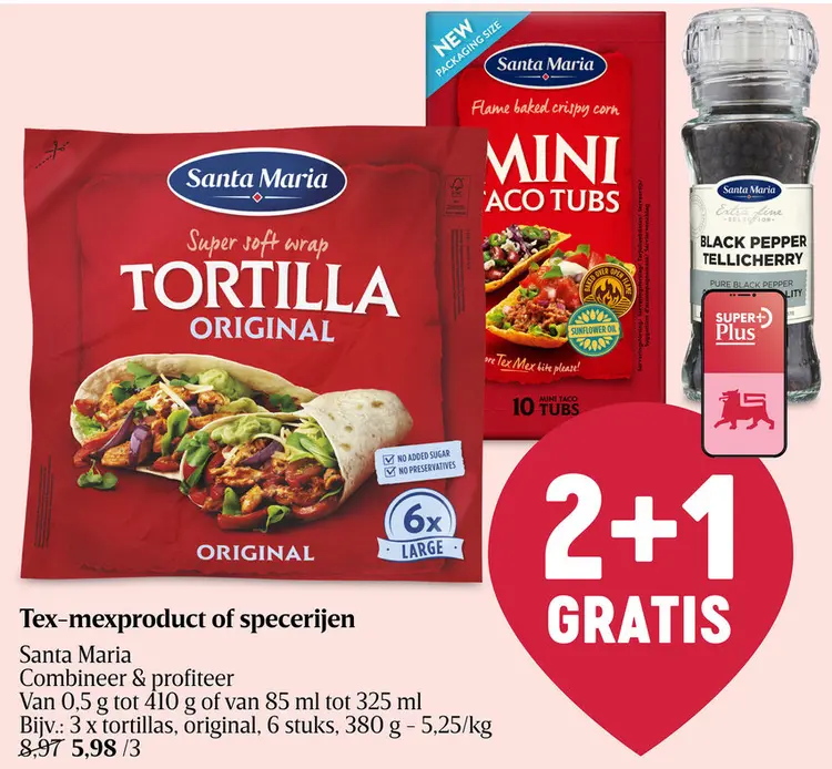 Offre: Tex-mexproduct of specerijen