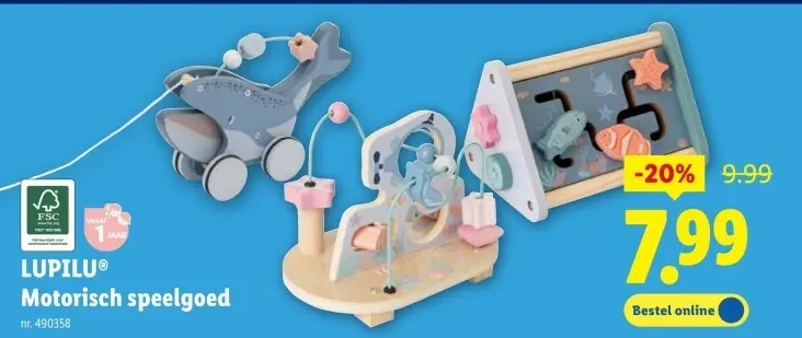 Promotie: Motorisch speelgoed