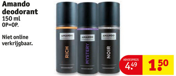 Aanbieding: Amando deodorant