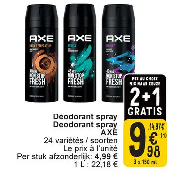 Aanbieding: Déodorant spray / Deodorant spray