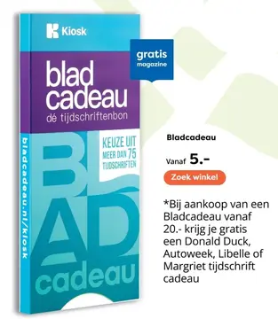 Aanbieding: Bladcadeau