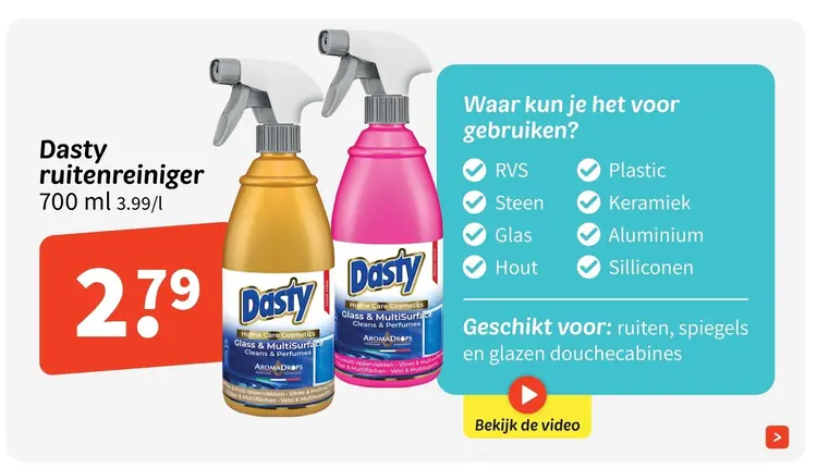 Promotie: Ruitenreiniger