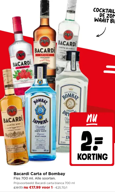 Promotie: Bacardi Carta of Bombay