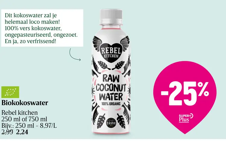 Aanbieding: Biokokoswater