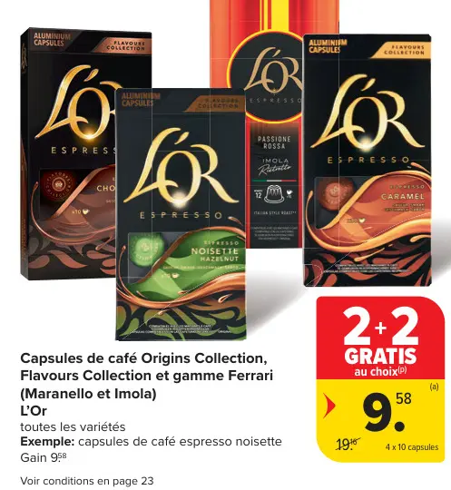 Offre: Capsules de café Origins Collection, Flavours