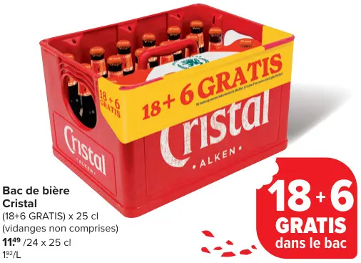 Offre: Bac de bière