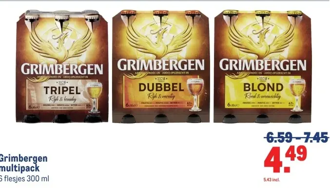 Aanbieding: Grimbergen multipack