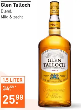 Aanbieding: Glen Talloch 150CL Whisky