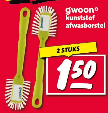 Aanbieding: kunststof afwasborstel