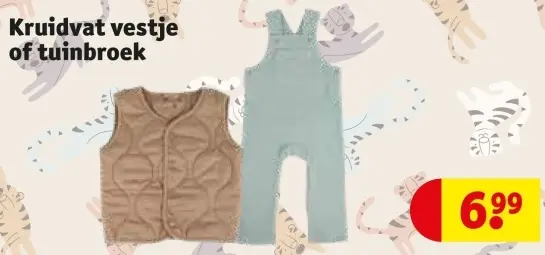 Aanbieding: Vestje of tuinbroek