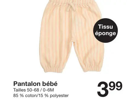 Offre: Pantalon bébé