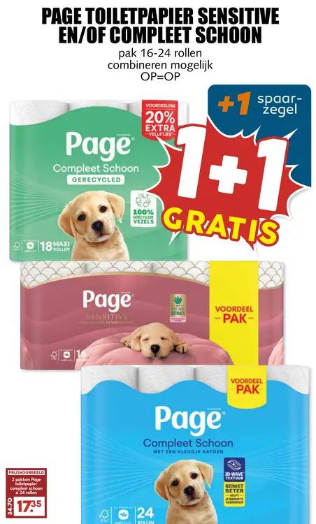 Aanbieding: Page toiletpapier