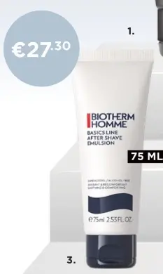 Aanbieding: Basics line after shave emulsion