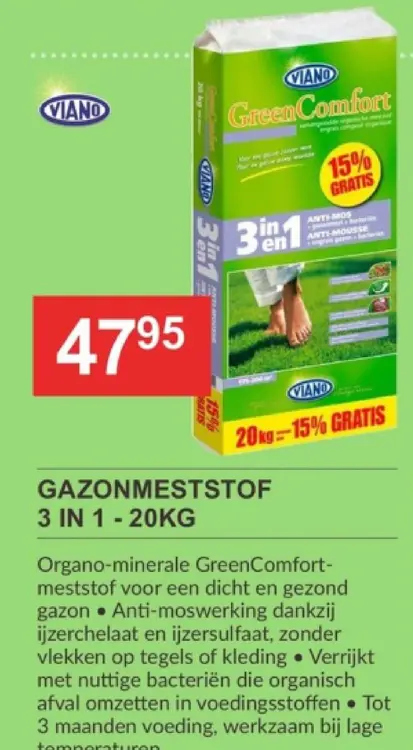 Promotie: Gazonmeststof 3 in 1