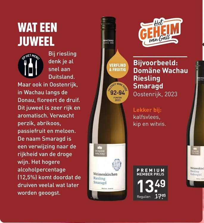 Aanbieding: Domäne Wachau Riesling Smaragd
