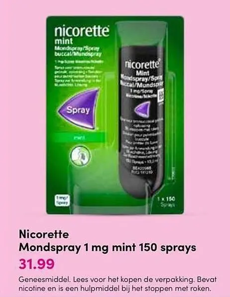 Aanbieding: Mondspray mint
