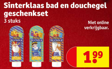 Aanbieding: Sinterklaas bad en douchegel geschenkset