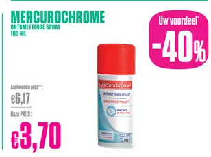 Aanbieding: Mercurochrome