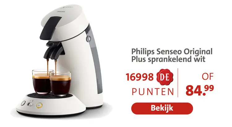 Aanbieding: Senseo Original Plus sprankelend wit