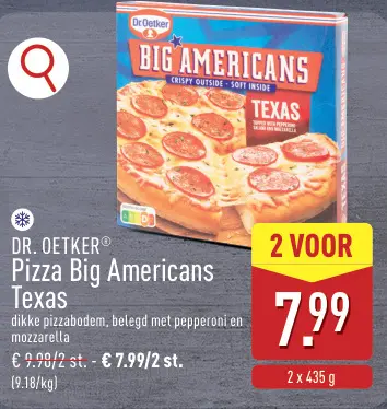 Promotie: Pizza Big Americans Texas