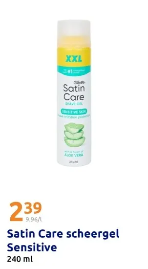 Aanbieding: Satin Care scheergel Sensitive