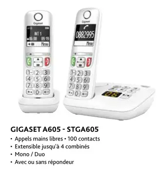Offre: Gigaset a605 - stga605