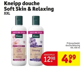 Aanbieding: Kneipp douche Soft Skin & Relaxing XXL