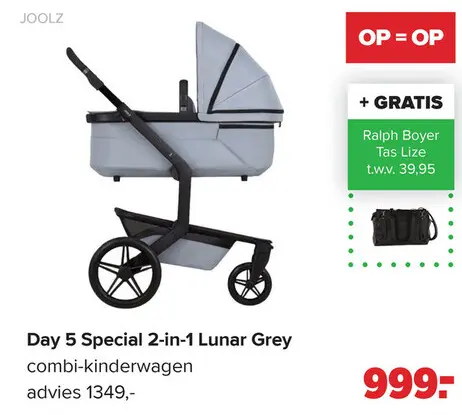 Aanbieding: Day 5 Special 2-in-1 Lunar Grey