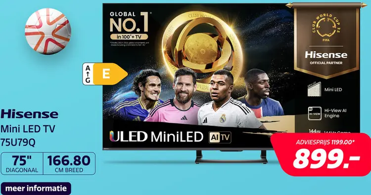 Aanbieding: Hisense 75U79Q