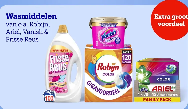 Aanbieding: Wasmiddelen