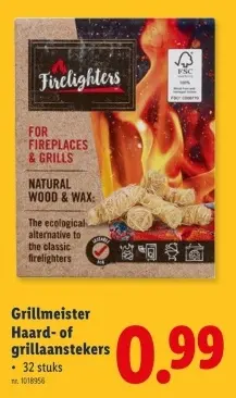 Promotie: Haard- of grillaanstekers