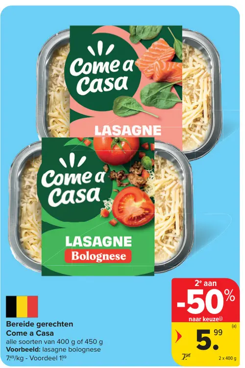 Promotie: Bereide gerechten
