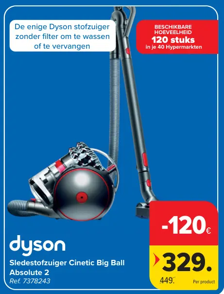Promotie: Sledestofzuiger Cinetic Big Ball Absolute 2