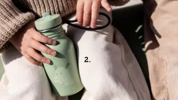 Promotie: Fles met drinktuit en rugzak Leeuw