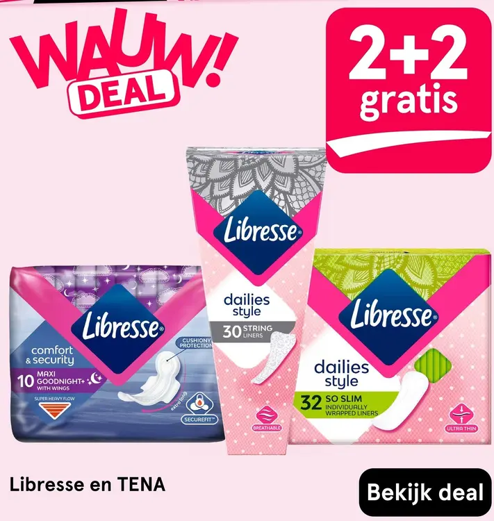 Aanbieding: Libresse en TENA