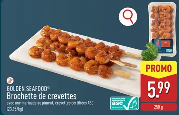Offre: Brochette de crevettes