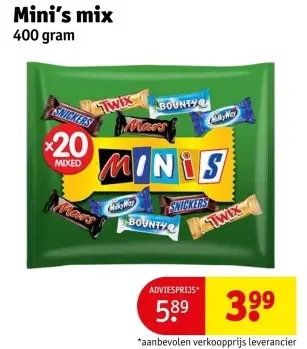 Aanbieding: Mini's mix