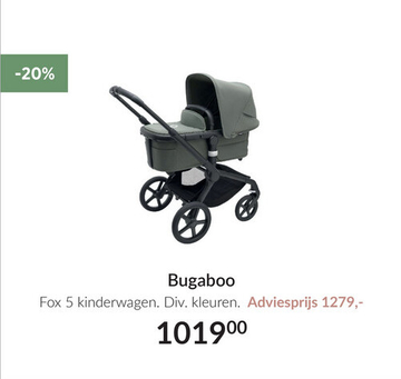 Aanbieding: Bugaboo Fox 5 Kinderwagen 2-in-1 Mix & Match