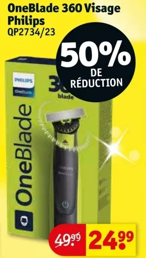 Offre: OneBlade 360 Visage