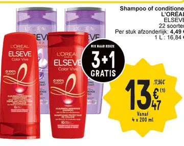 Aanbieding: Shampoo of conditioner