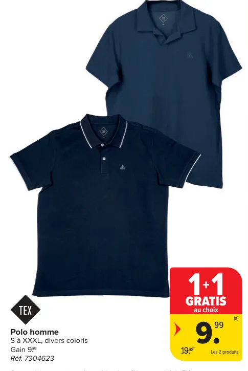 Offre: Polo homme
